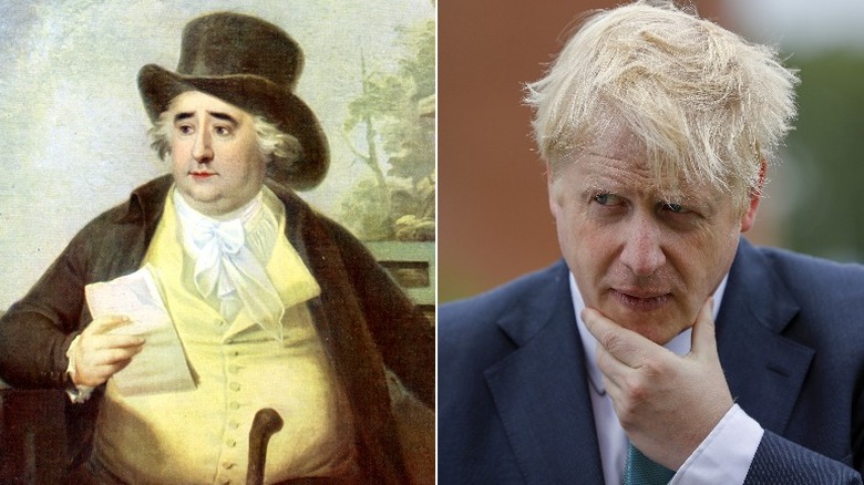 Boris Johnson and Charles James Fox side-by-side