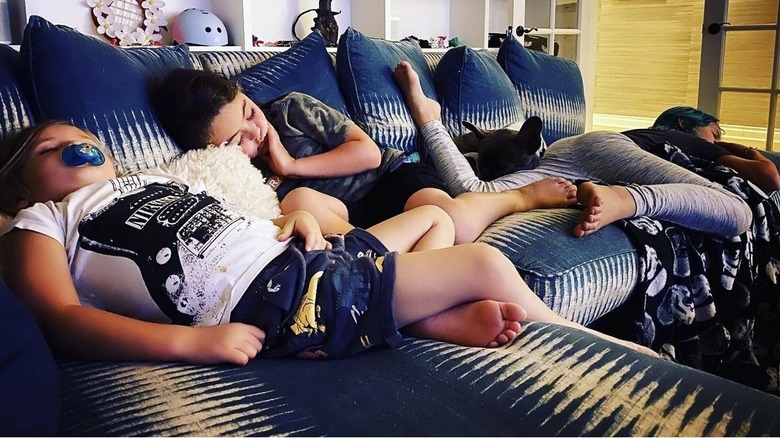 Brian Austin Green's kids napping