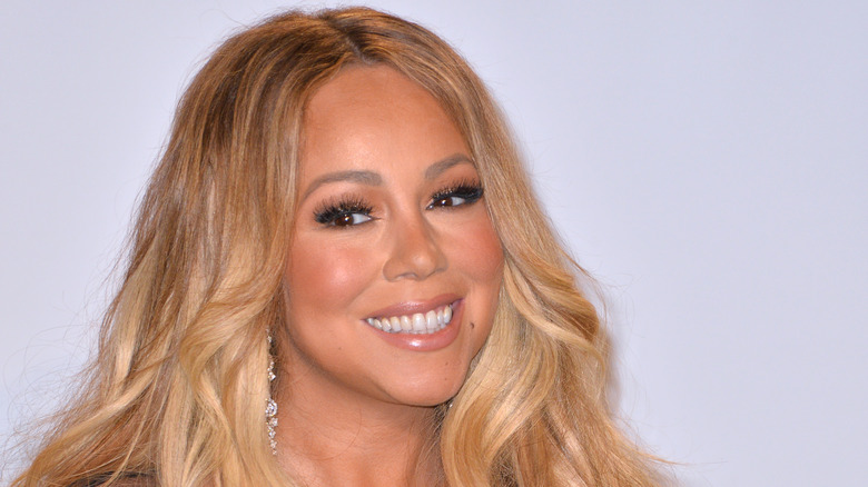 Mariah Carey smiling