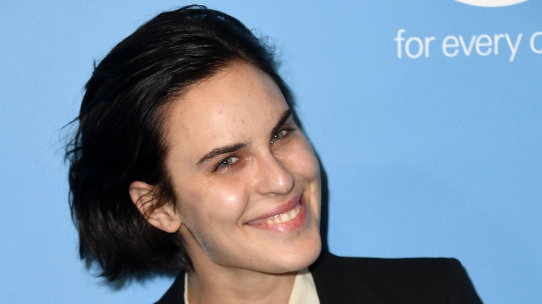 Tallulah Willis smiling