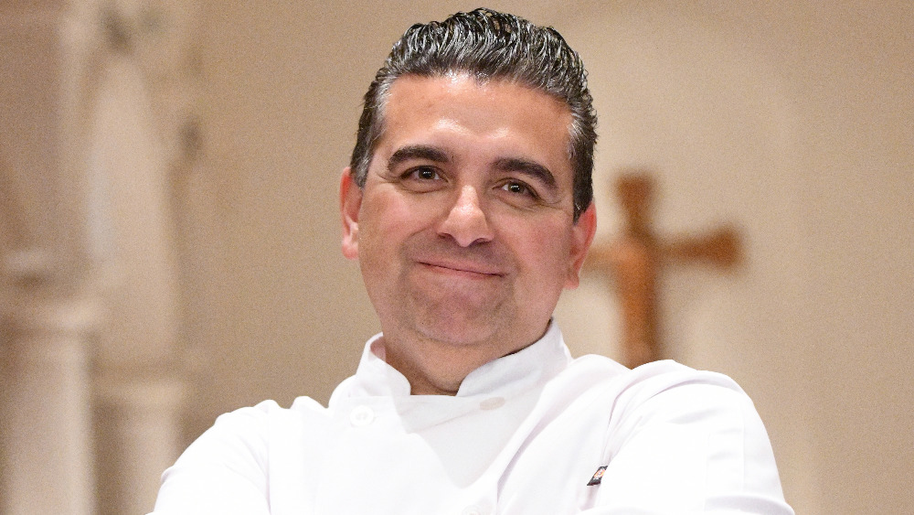 Buddy Valastro walks in a 2019 celebrity fashion show