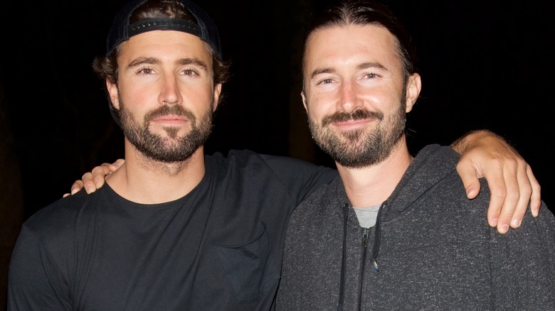 Brody and Brandon Jenner posing 