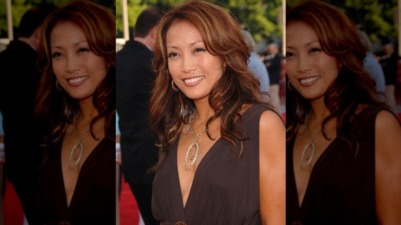 Carrie Ann Inaba brown dress 