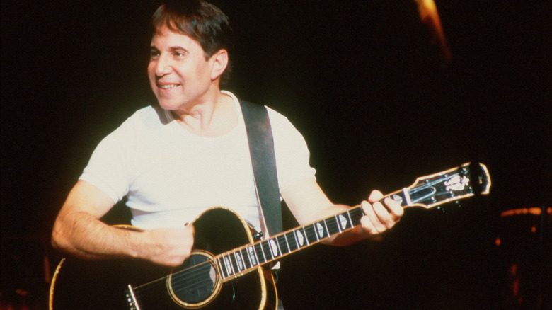 Paul Simon on stage