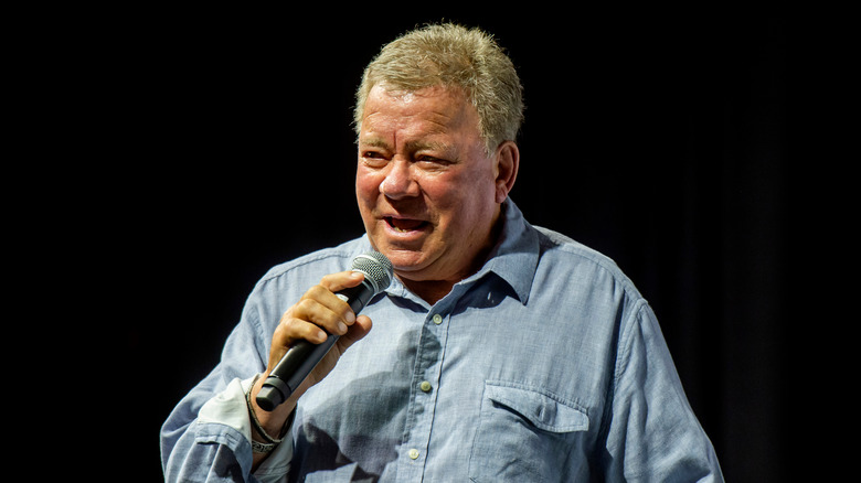 William Shatner talking