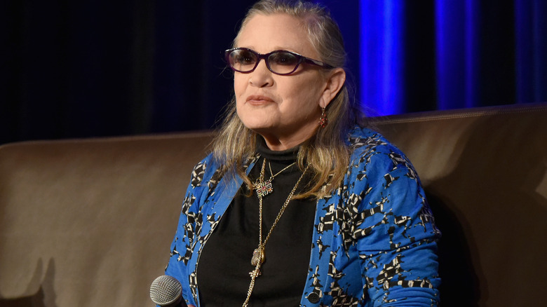 Carrie Fisher smiling