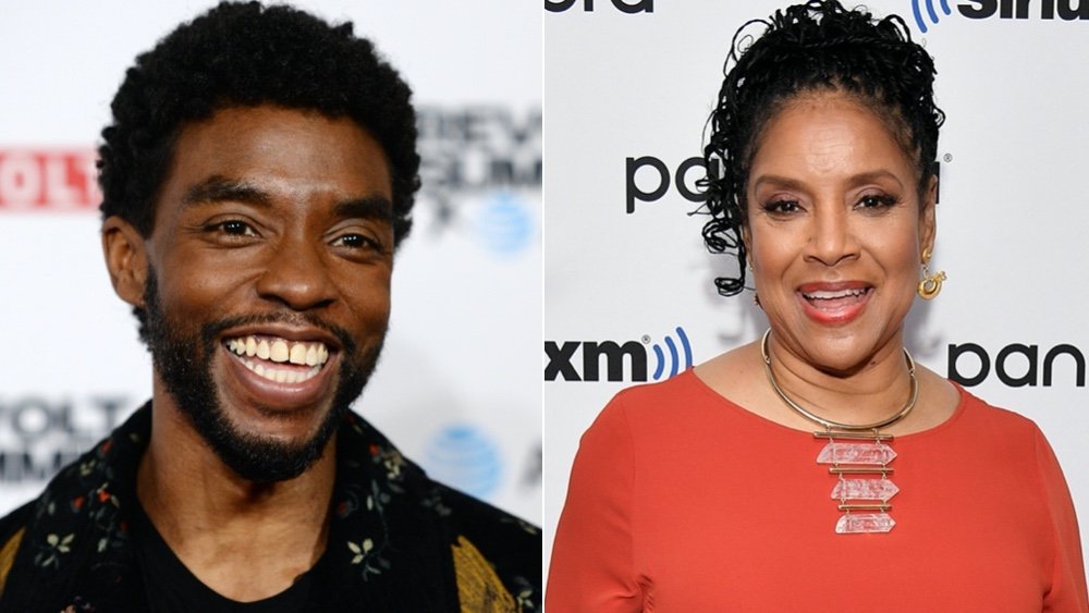 Chadwick Boseman and Phylicia Rashad