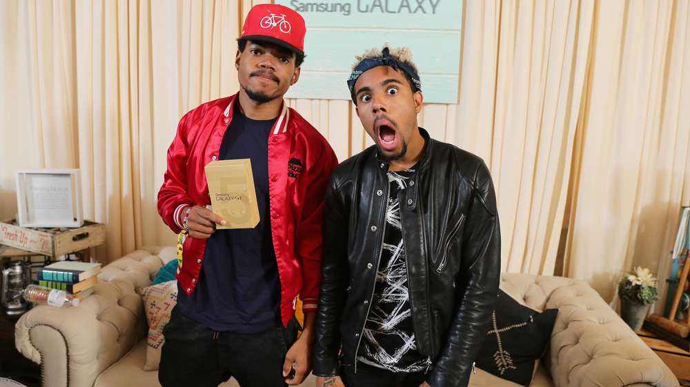 Chance the Rapper and Vic Mensa at Lollapalooza