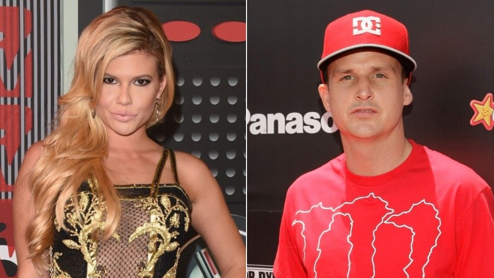 Chanel West Coast, Rob Dyrdek posing on red carpet