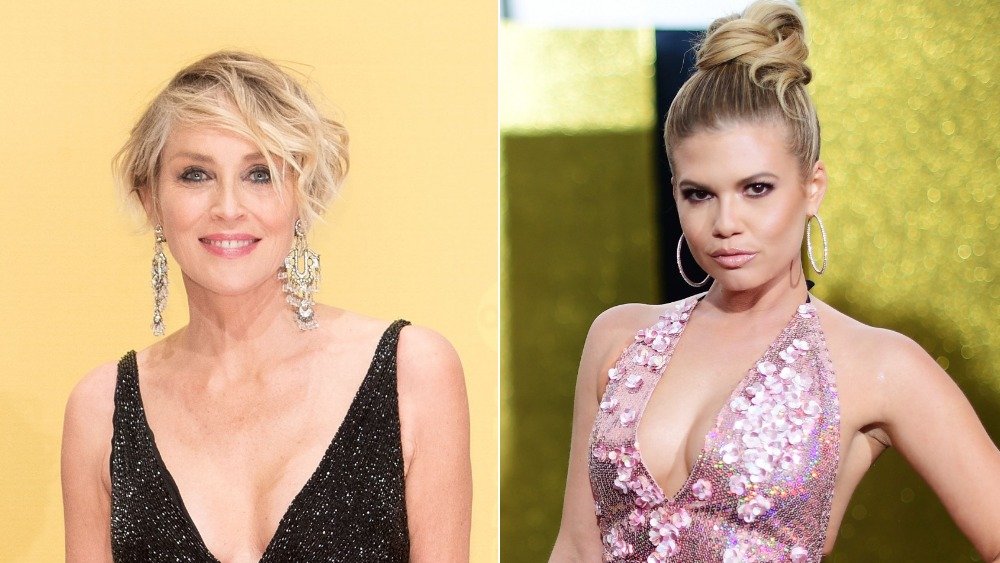 Sharon Stone and Chanel West Coast 