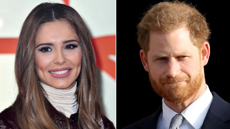 Cheryl Cole and Prince Harry side by side