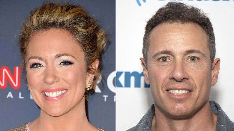 Brooke Baldwin and Chris Cuomo smiling