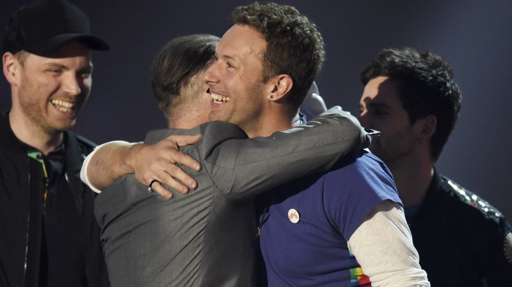 Simon Pegg; Chris Martin