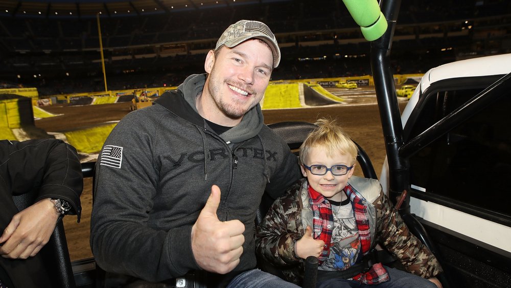 Chris Pratt and his son Jack