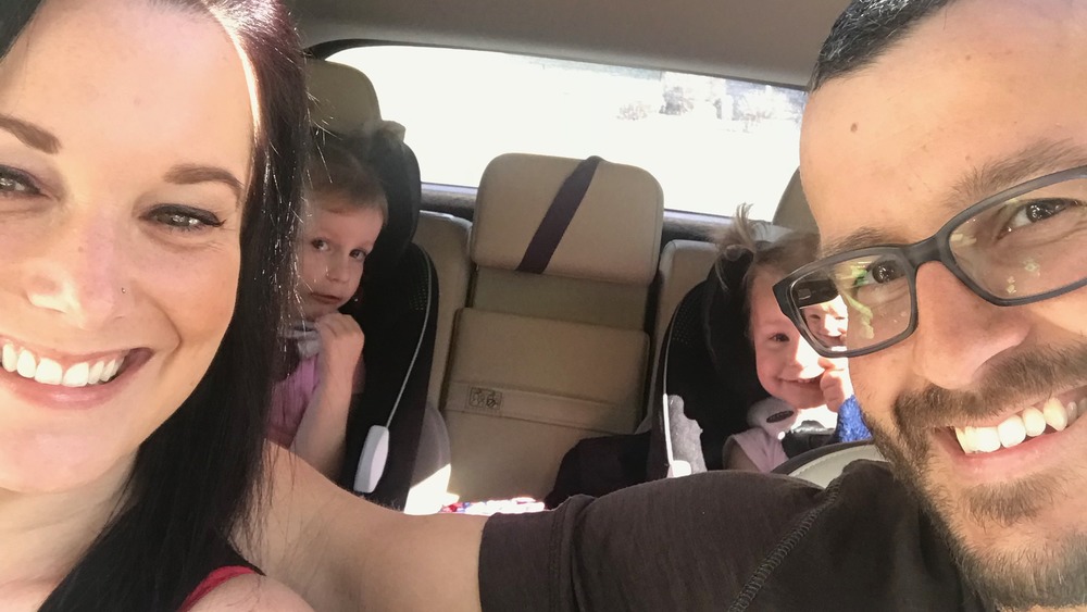 Shanann Watts, Bella, Celeste, Chris Watts driving