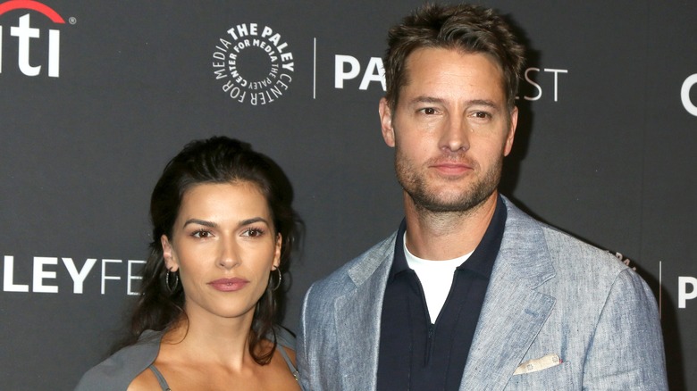 Sofia Pernas and Justin Hartley on the red carpet