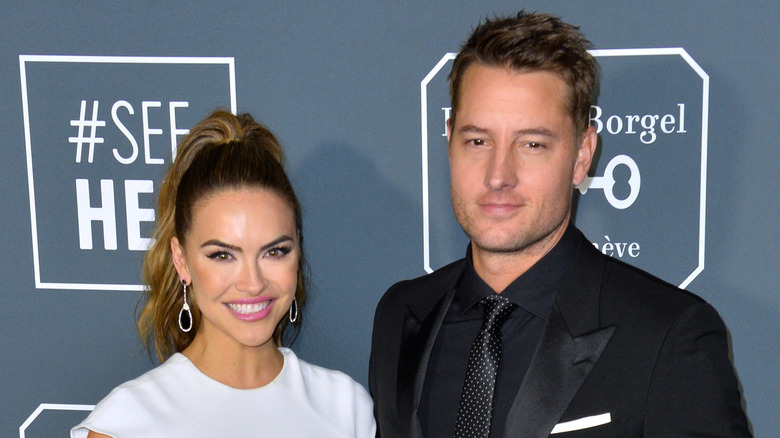 Chrishell Stause and Justin Hartley smiling