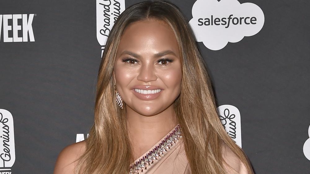 Chrissy Teigen smiling