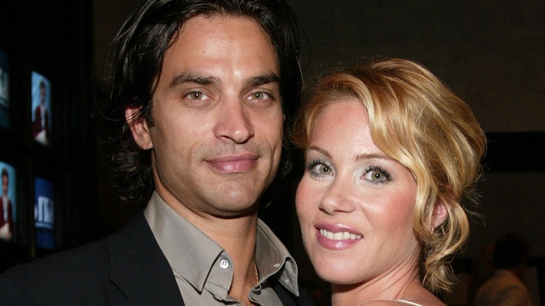 Johnathon Schaech and Christina Applegate on the red carpet