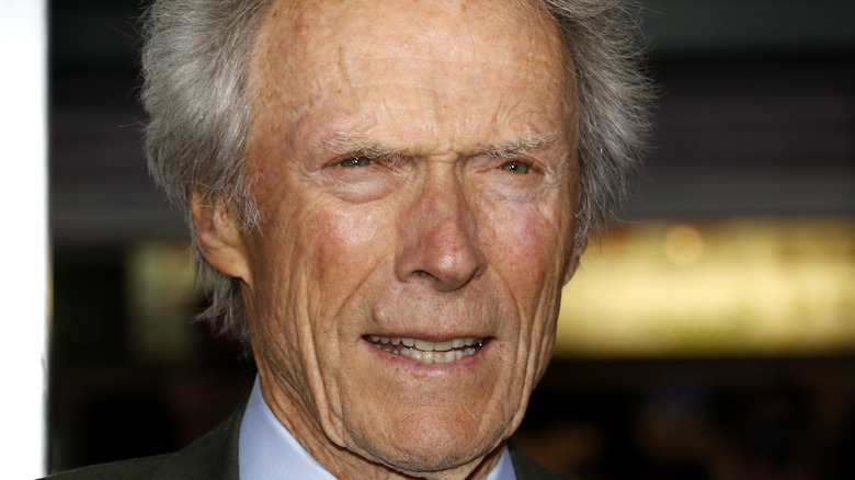 Clint Eastwood at a movie premiere