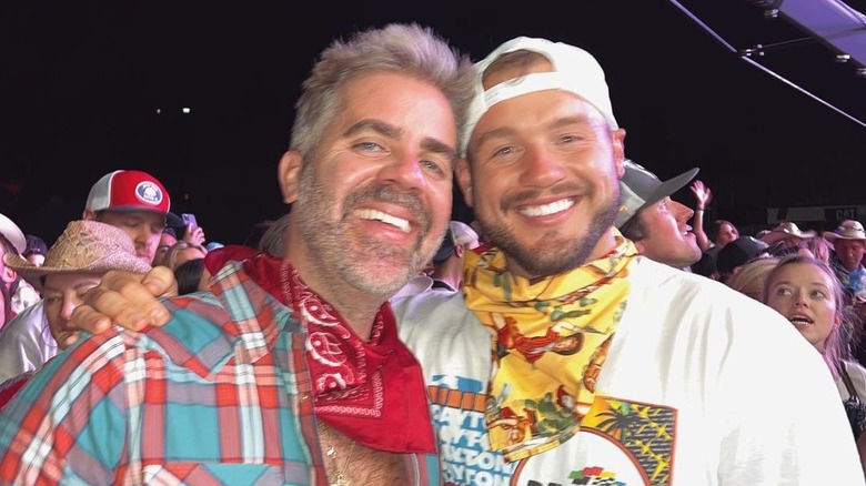 Jordan C. Brown and Colton Underwood smiling close