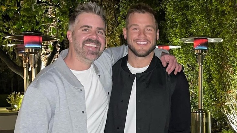 Jordan C. Brown and Colton Underwood smiling close