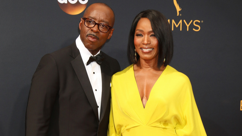 Courtney B. Vance and Angela Bassett on the Emmys red carpet