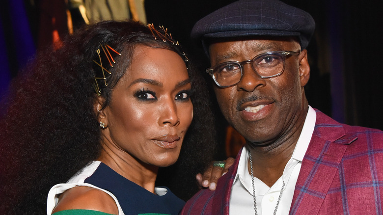 Angela Bassett and Courtney B. Vance posing together