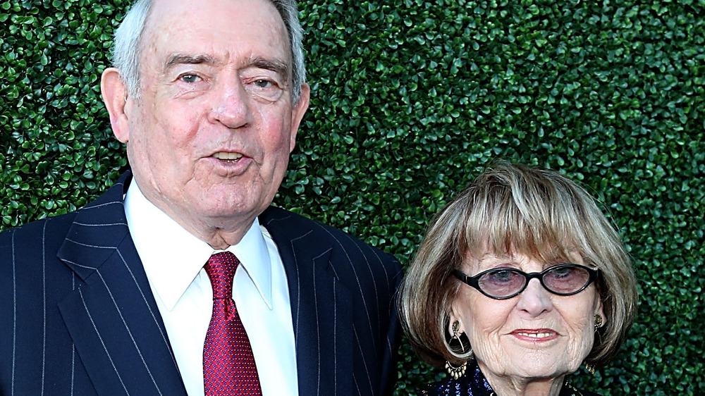 Dan Rather and wife Jean Goebel, red carpet