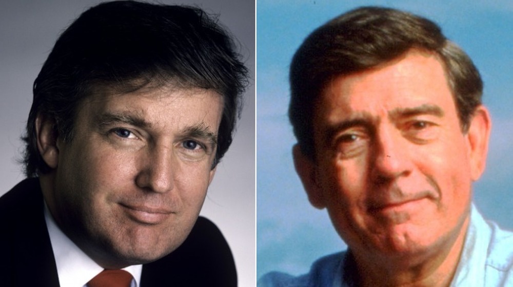 Donald Trump and Dan Rather