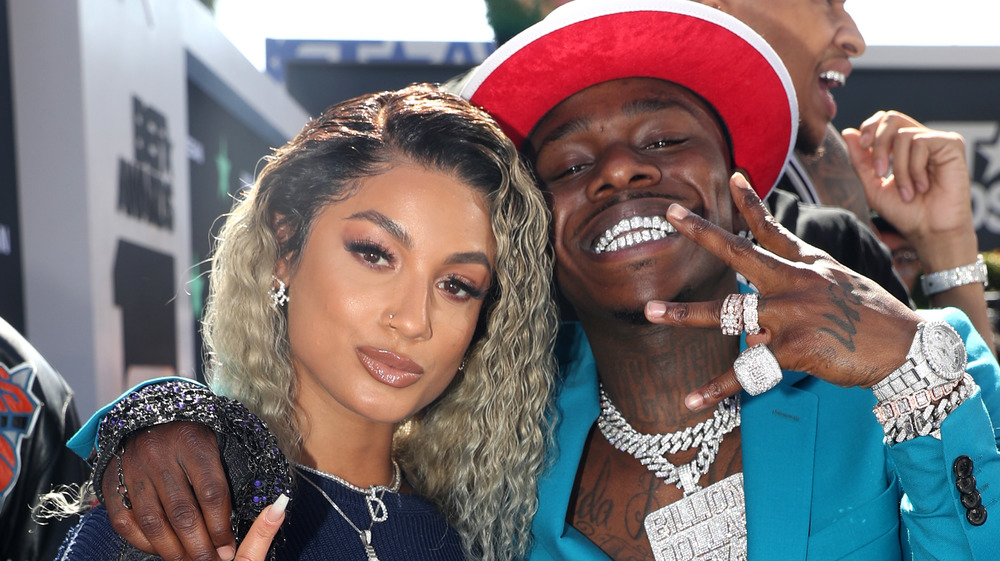 DaBaby and DaniLeigh at the BET Awards