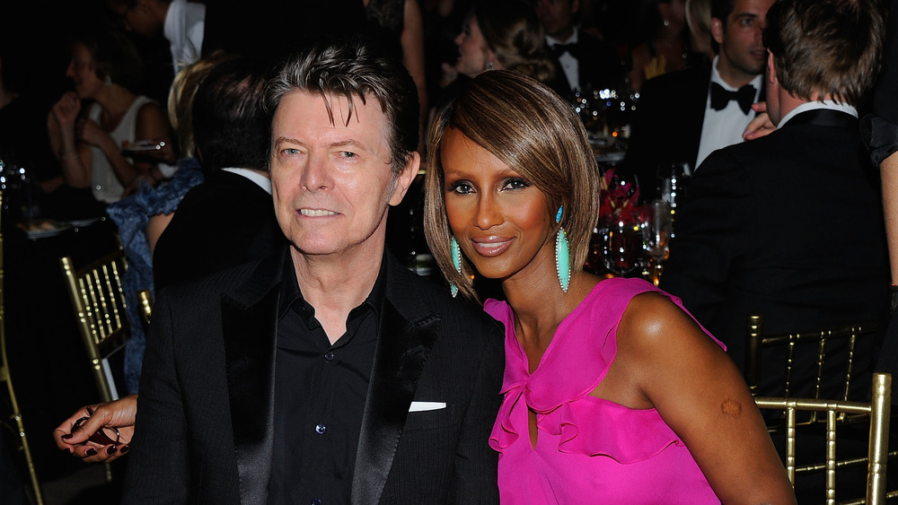 David Bowie and Iman in 2011