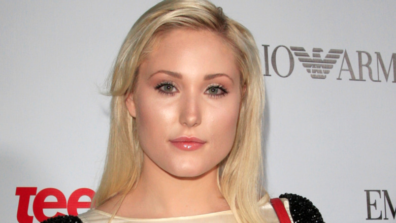 Hayley Hasselhoff slightly smiling