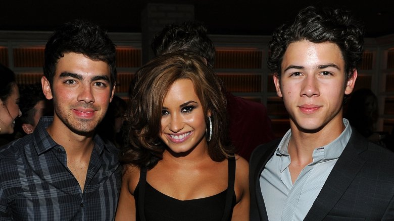 Joe Jonas, Demi Lovato, and Nick Jonas