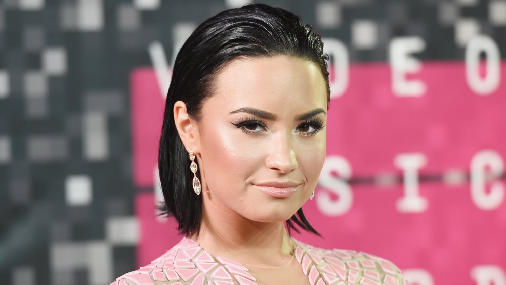 Demi Lovato at the 2015 MTV VMAs