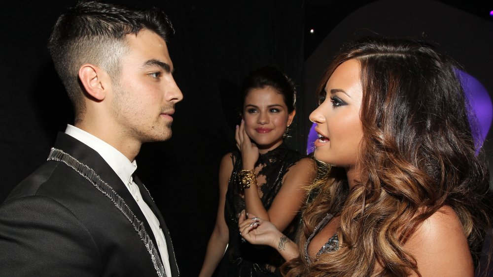 Joe Jonas, Selena Gomez, and Demi Lovato