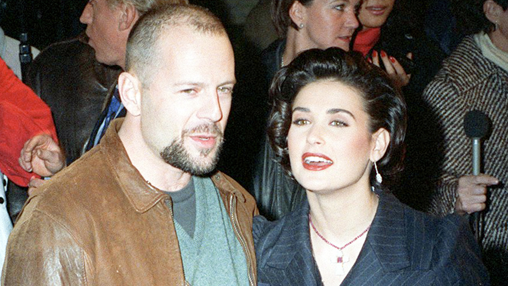 Bruce Willis and Demi Moore in the 90s