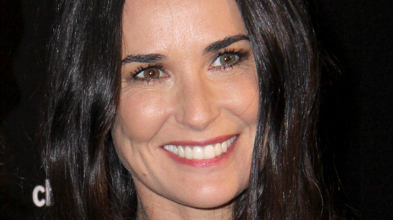 Demi Moore smiling