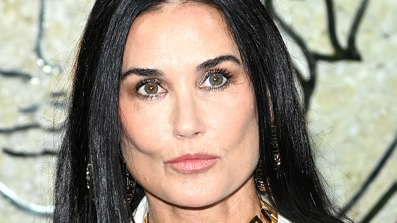 Demi Moore cheekbones