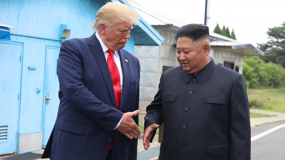 Kim Jong Un and President Donald Trump