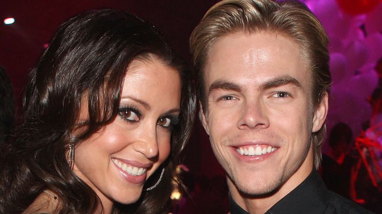 Shannon Elizabeth and Derek Hough party