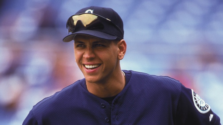 Alex Rodriguez smiling