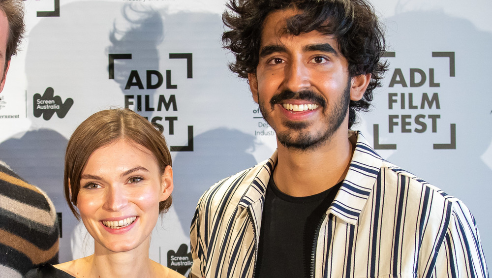 Tilda Cobham-Hervey and Dev Patel at an event