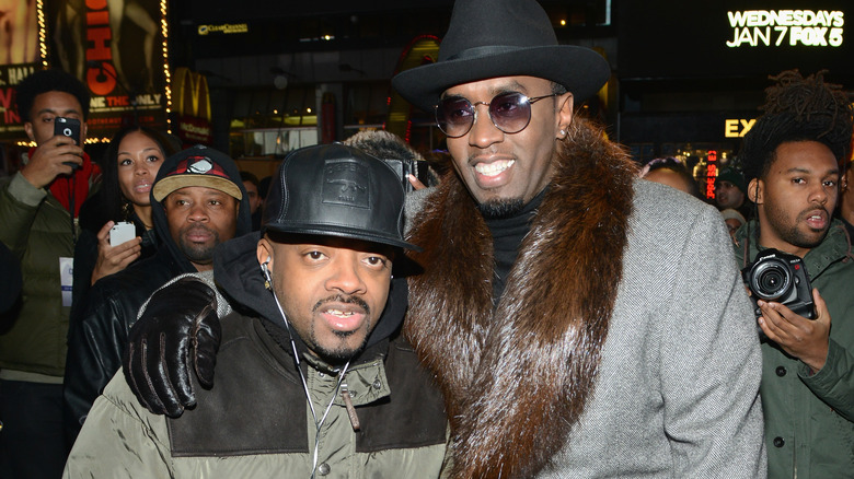 Diddy and Jermaine Dupri posing for a picture