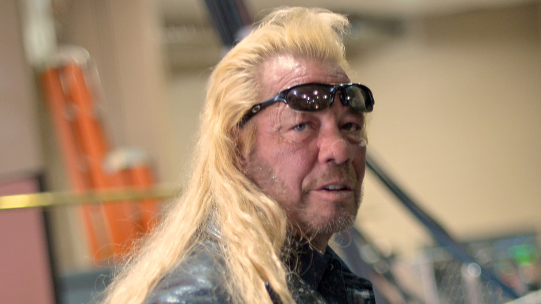 Duane Chapman with sunglasses pushed up