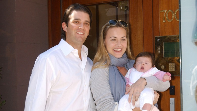 Donald Trump Jr. and Vanessa with Kai