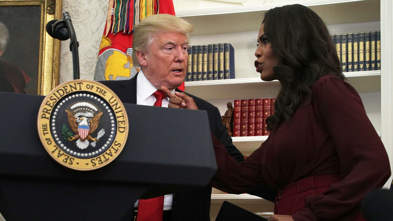 Trump and Omarosa at the White House