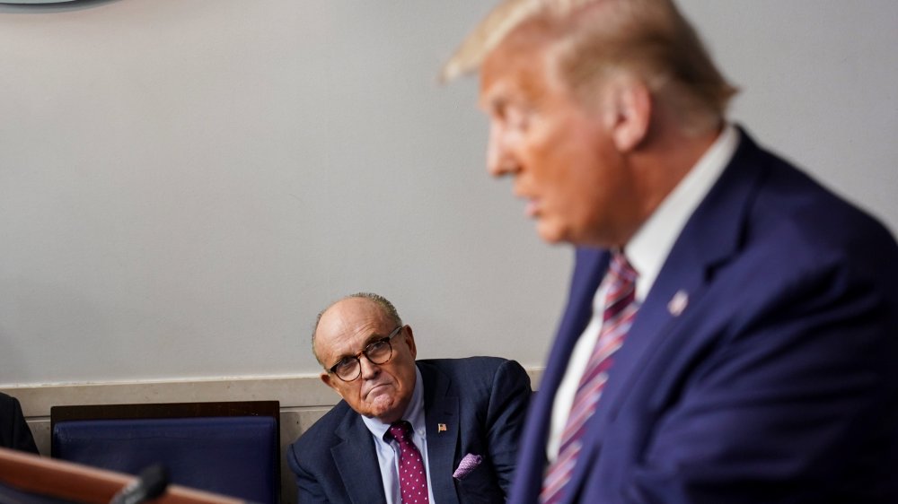 Rudy Giuliani and Donald Trump