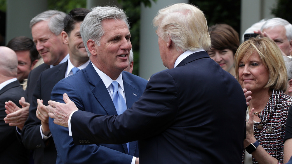 Donald Trump with Kevin McCarthy