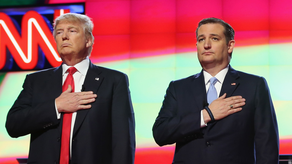 Donald Trump and Ted Cruz during the 2016 primaries